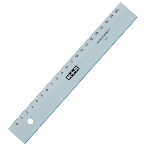REGLE PLATE 50CM PLASTIQUE