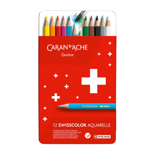 BOITE METAL 12 SWISSCOLOR