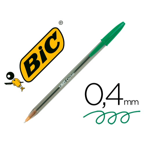 STYLO-BILLE BIC CRISTAL ECRITURE MOYENNE